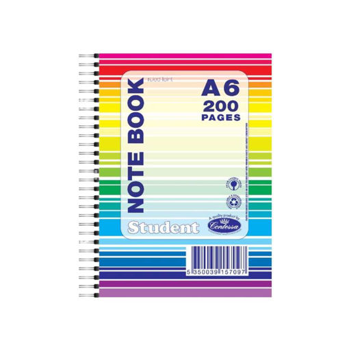 Picture of A6 SIDE SPIRAL NOTEBOOK 200 PGS